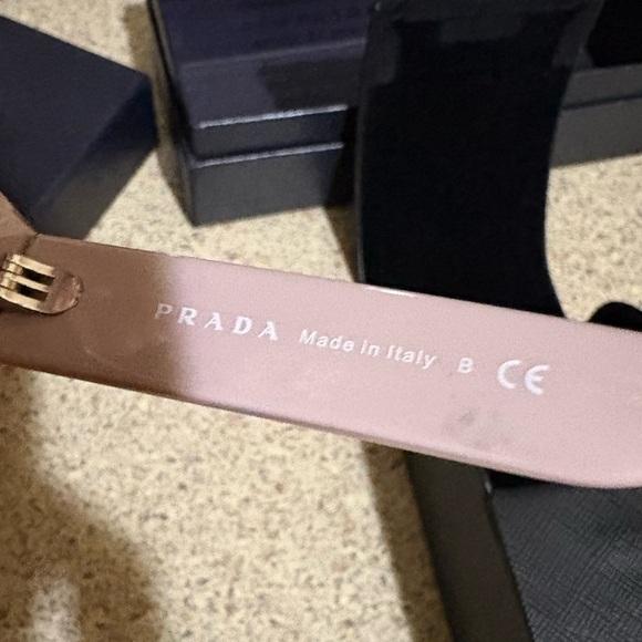 Prada Logo Pink Oversized Cat-Eye Sunglasses - Picture 10 of 13